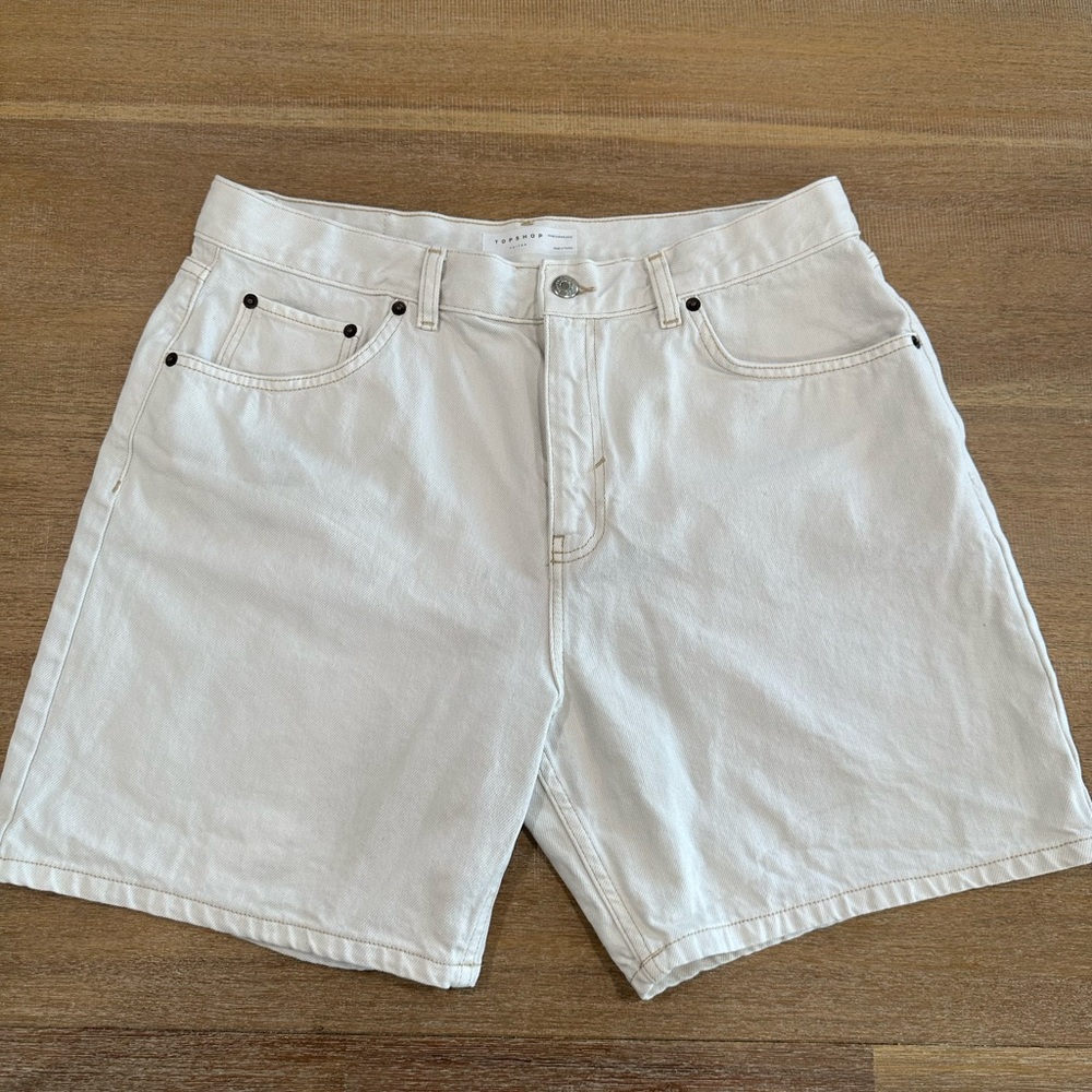 Topshop White Shorts